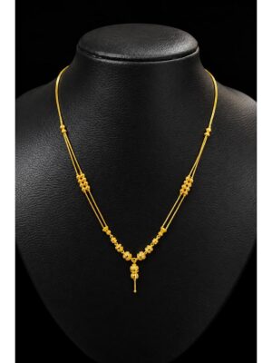 Beaded Necklace - Gold