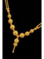 WJ-544-SL-95-03-B.. Beaded Necklace - Gold