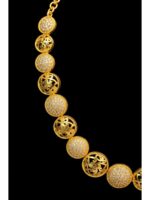 WJ-544-TA-12-02-B. Alloy Stone Necklace - Gold