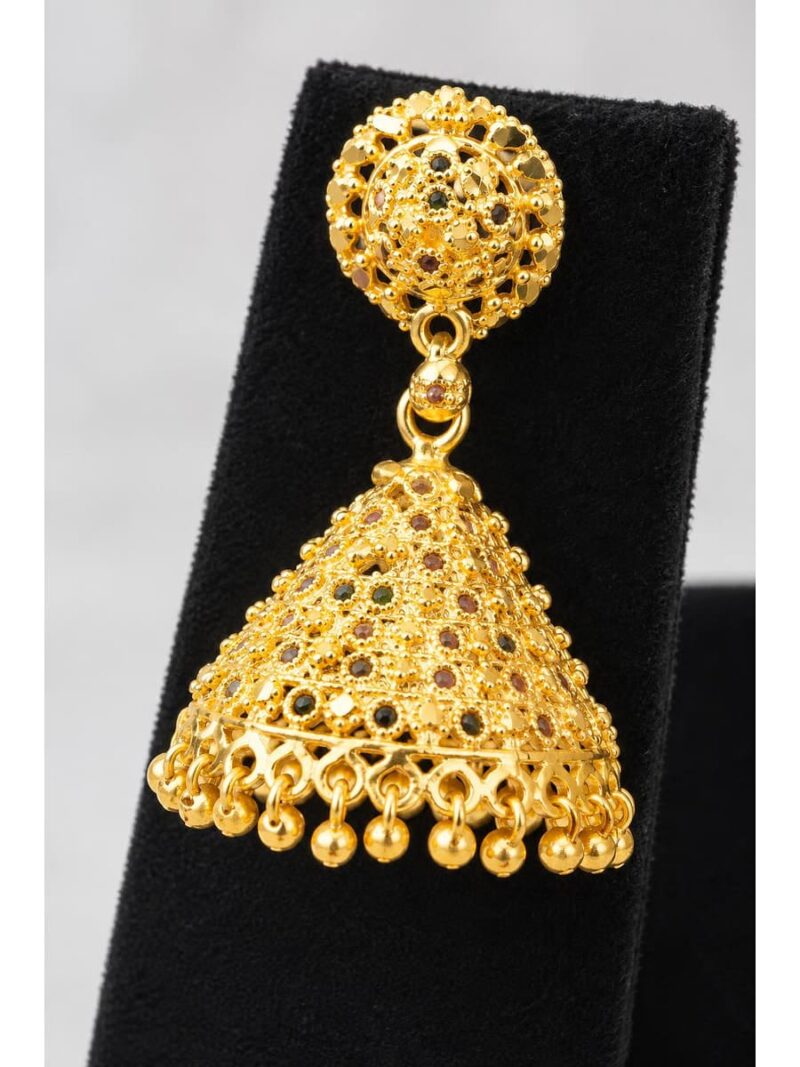 Jhumka Earrings- Gold