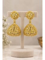 WJ-547-NR-197-03-f Jhumka Earrings- Gold