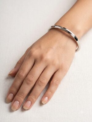 Unisex Metal Kaapu Bracelet - Grey