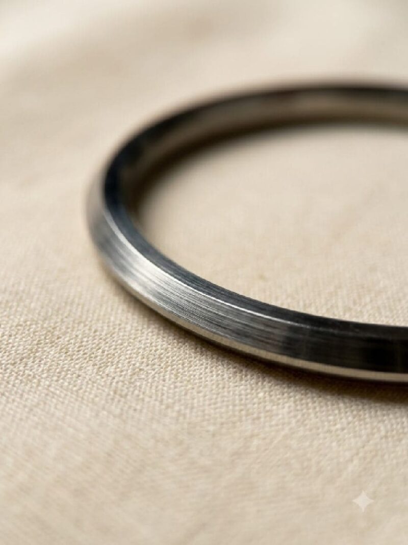 Unisex Metal Kaapu Bracelet - Grey