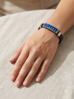 WJ-WP-BR04-RB-03 (1) Unisex Silicone Skyline Bracelet - Royal Blue