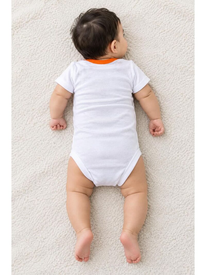Baby Unisex Cotton Printed Rompers , Pack of 3-Multicolor