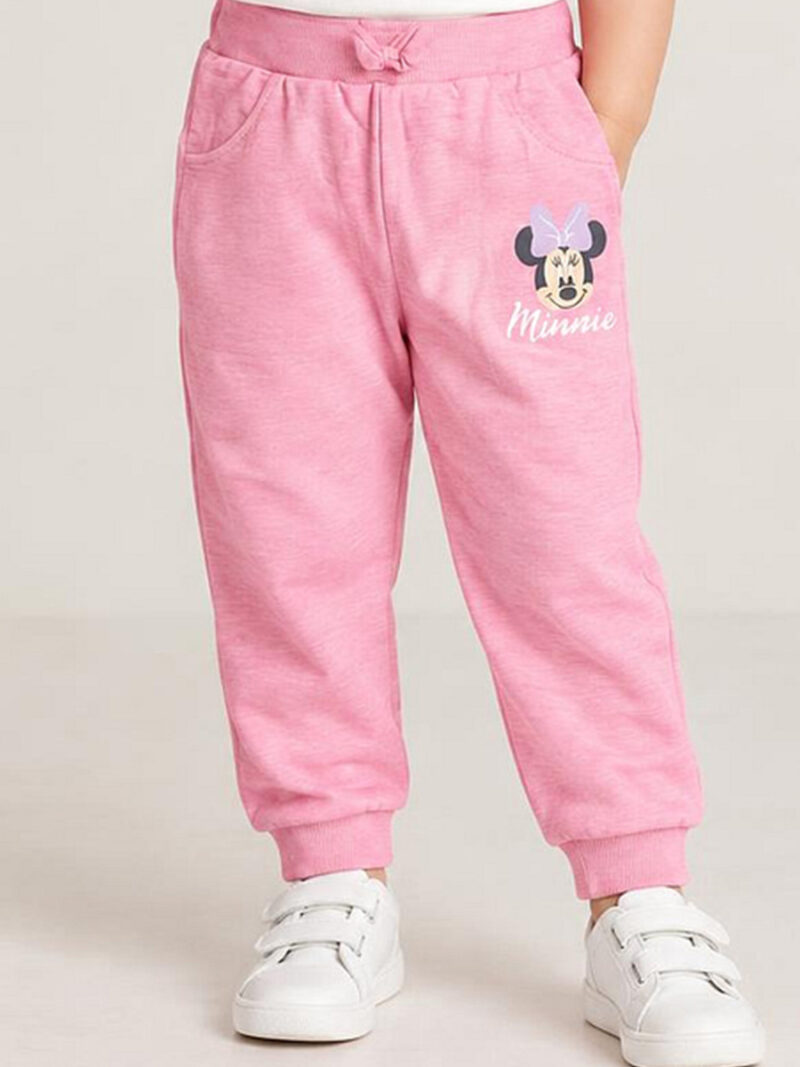 Baby Girls Cotton Jogger Pant – Pink