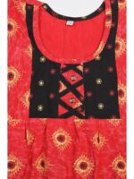 K-NY-562-19-RBY-5-6Y_detail Girls Cotton Frock Nighty - Raspberry