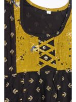 K-NY-562-30-CF-5-6Y_detail Girls Cotton Frock Nighty - Coffee