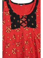 Girls Cotton Frock Nighty - Raspberry