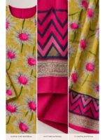 W-DM-614-01-RBY-b. Women's Unstitched Patiala Dress Material – Raspberry