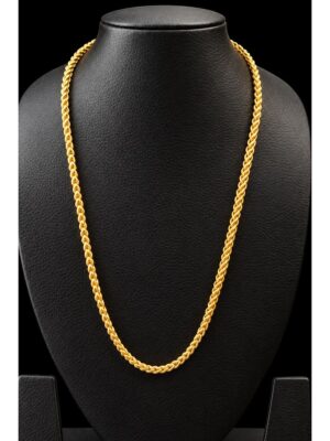 Women's Gold-Tone Twisted Rope Chain Necklace