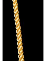 Women's Gold-Tone Twisted Rope Chain Necklace