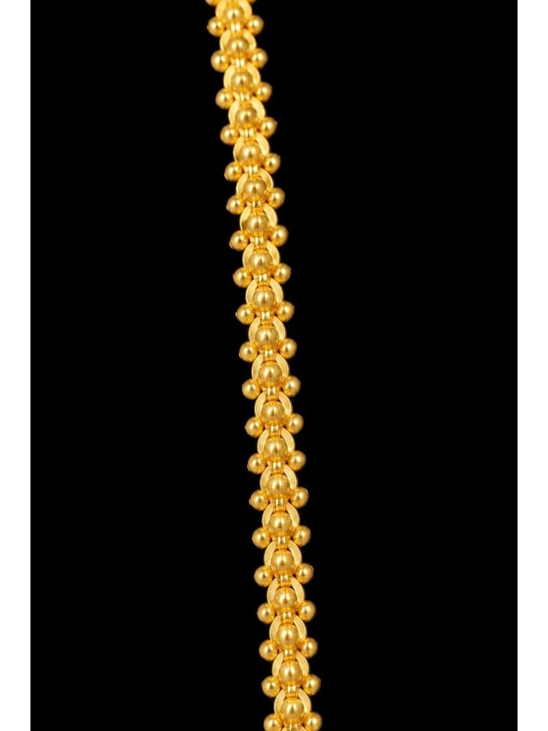 Women's Gold-Tone Beaded Chain Necklace