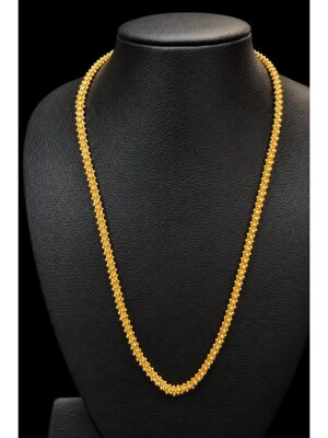 Women's Gold-Tone Beaded Chain Necklace