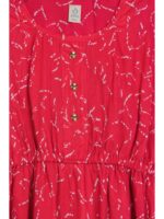 W-NY-566-02-RBY-XXL_detail Women's Cotton Printed Frock Nighty - Raspberry