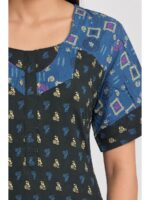 W-NY-568-03-OG-XXL_detail Women's Cotton Full-Length Frock Nighty - Olive Green