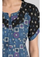 W-NY-568-04-GY-XXL_detail Women's Cotton Full-Length Frock Nighty - Grey