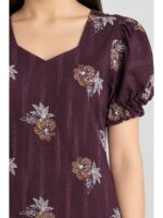 W-NY-576-03-PP-M_detail Women's Cotton Frock Nighty - Purple