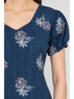 Women's Cotton Frock Nighty - Teal