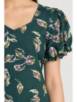 Women's Cotton Frock Nighty - Green