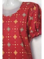 W-NY-600-09-RD-XL_detail Women's Cotton Frock Nighty - Red
