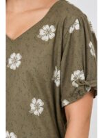 Women's Plus Size Cotton Frock Nighty - Tan