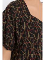 W-NY-601-14-NB-3XL_detail Women's Cotton Plus-Size Frock Nighty with Zip - Navy Blue