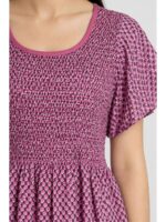 W-NY-605-06-PK-XXL_detail Women's Cotton Smocked Nighty – Pink