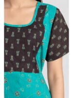 Women's Cotton Feeding Frock Nighty – Forest Green