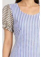 Women's Cotton Zip Frock Nighty - Violet