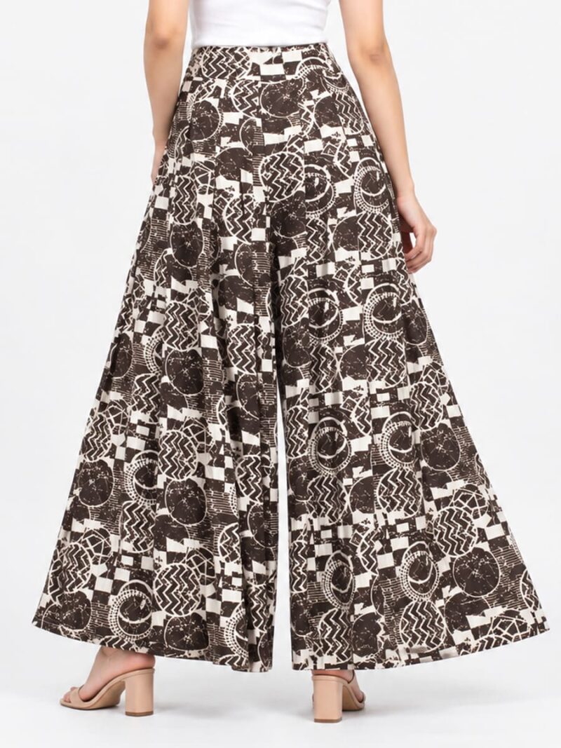 Women’s Lycra Palazzo Pant - Coffee