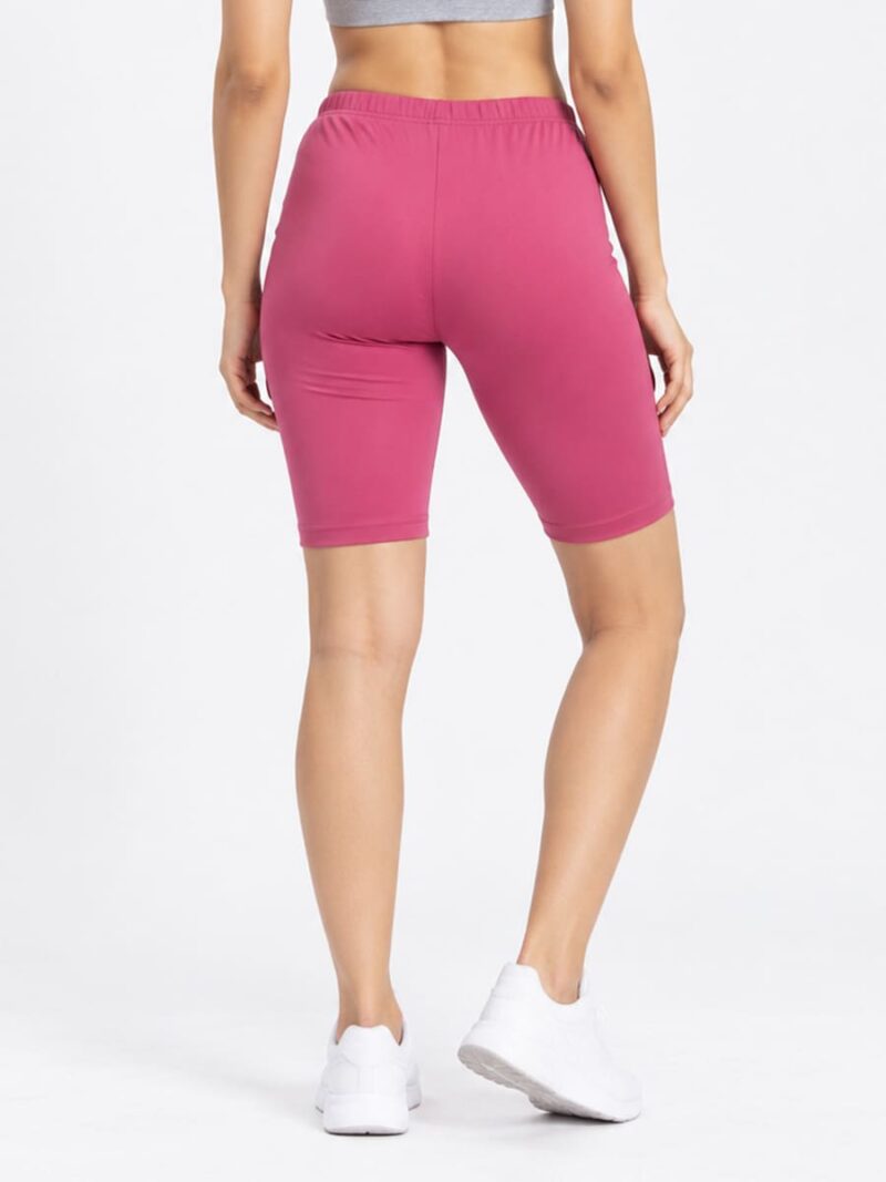 Women's Cotton Yoga Shorts -Dust Pink
