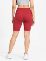 W-SH-565-01-MR-XL-b Women's Cotton Yoga Shorts - Maroon