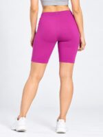 W-SH-565-02-CRS-XL-b Women's Cotton Yoga Shorts - Cerise